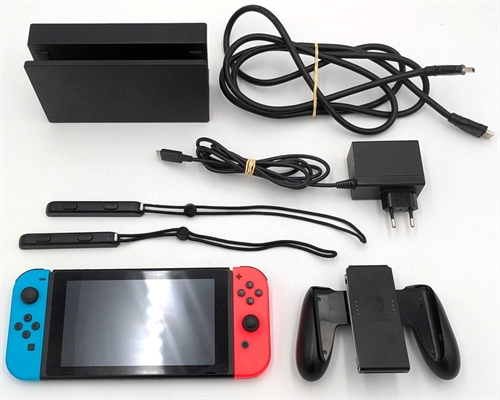 Nintendo Switch - Neon Blue & Neon Red - Console - Complete In Box - 2019 Model - SNR XKJ10007827050 (B Grade) (Used)